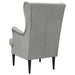 Fauteuil Lichtgrijs Fluweel