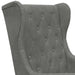 Fauteuil Donkergrijs Fluweel