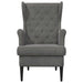 Fauteuil Donkergrijs Fluweel