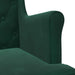 Fauteuil Donkergroen Fluweel