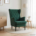 Fauteuil Donkergroen Fluweel