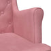 Fauteuil Roze Fluweel