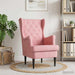Fauteuil Roze Fluweel