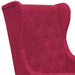 Fauteuil Wijnrood Fluweel