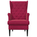 Fauteuil Wijnrood Fluweel