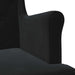 Fauteuil Zwart Fluweel