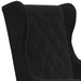 Fauteuil Zwart Fluweel