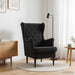 Fauteuil Zwart Fluweel