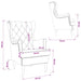 Fauteuil Zwart Fluweel