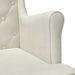 Fauteuil Crèmekleurig Fluweel