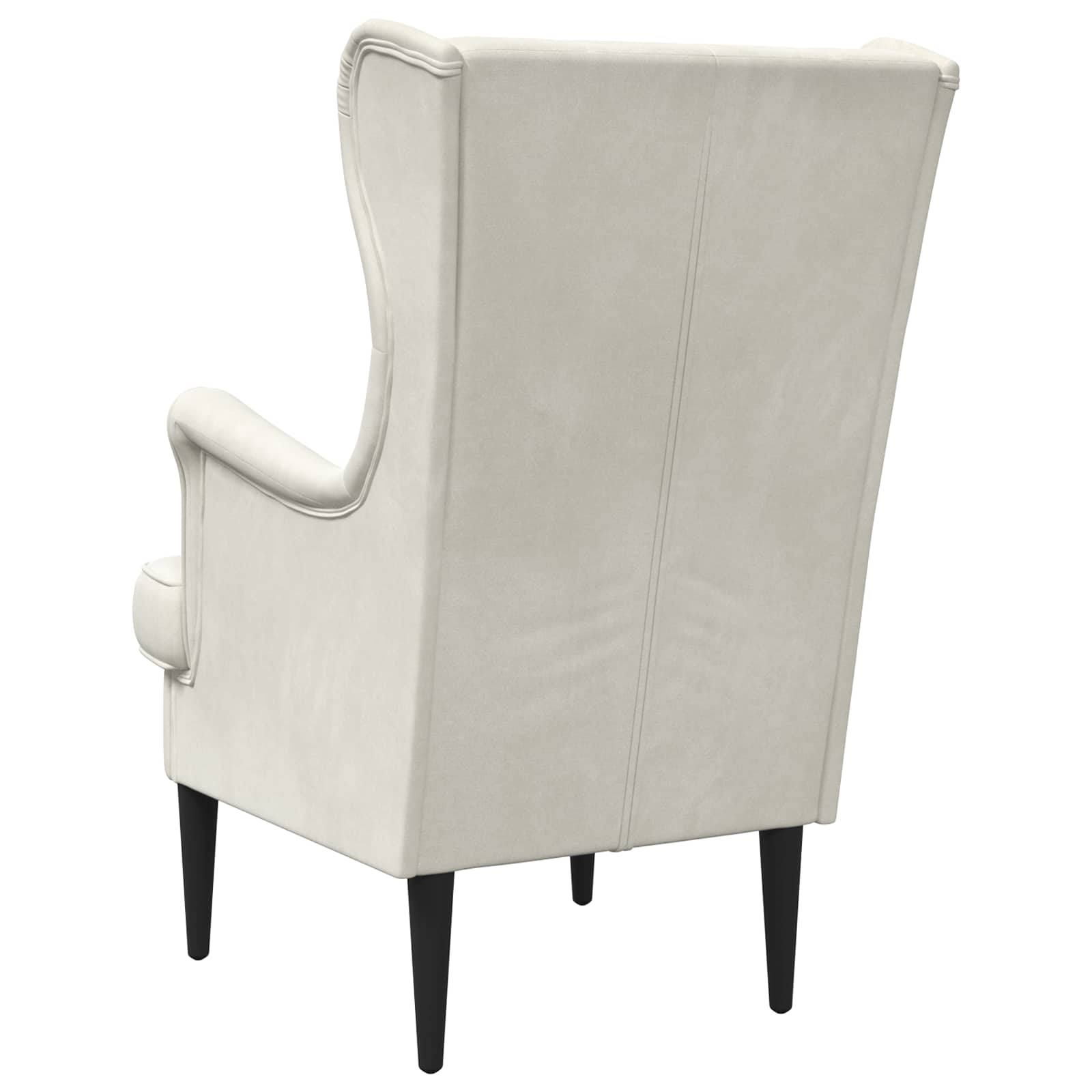 Fauteuil Crèmekleurig Fluweel