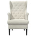 Fauteuil Crèmekleurig Fluweel