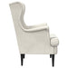 Fauteuil Crèmekleurig Fluweel