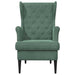 Fauteuil Zeegroen Fluweel