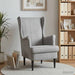 Fauteuil Lichtgrijs Fluweel