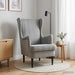 Fauteuil Lichtgrijs Fluweel