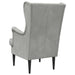 Fauteuil Lichtgrijs Fluweel