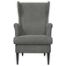 Fauteuil Donkergrijs Fluweel