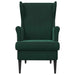 Fauteuil Donkergroen Fluweel