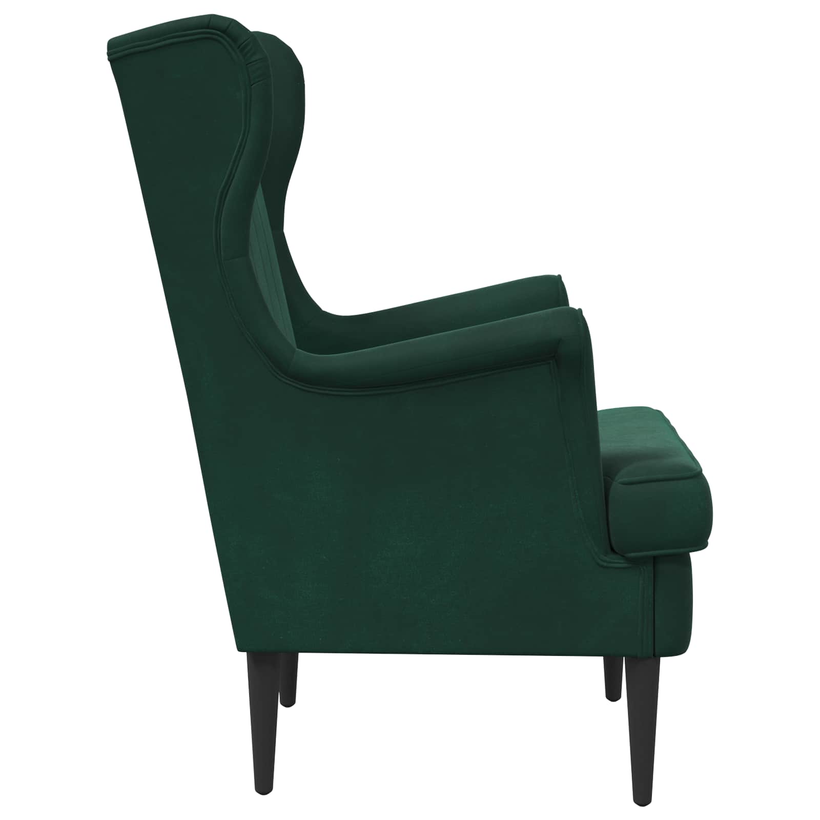 Fauteuil Donkergroen Fluweel