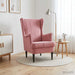 Fauteuil Roze Fluweel