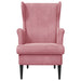 Fauteuil Roze Fluweel