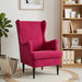 Fauteuil Wijnrood Fluweel
