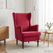 Fauteuil Wijnrood Fluweel