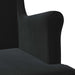 Fauteuil Zwart Fluweel