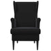 Fauteuil Zwart Fluweel