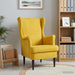 Fauteuil Geel Fluweel