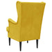 Fauteuil Geel Fluweel