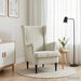 Fauteuil Crèmekleurig Fluweel