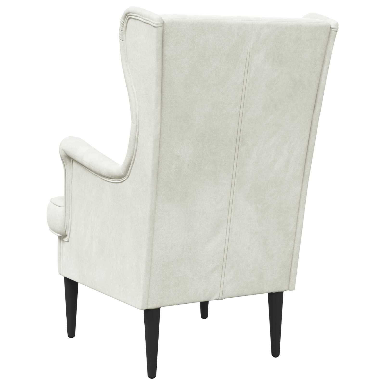 Fauteuil Crèmekleurig Fluweel