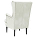 Fauteuil Crèmekleurig Fluweel