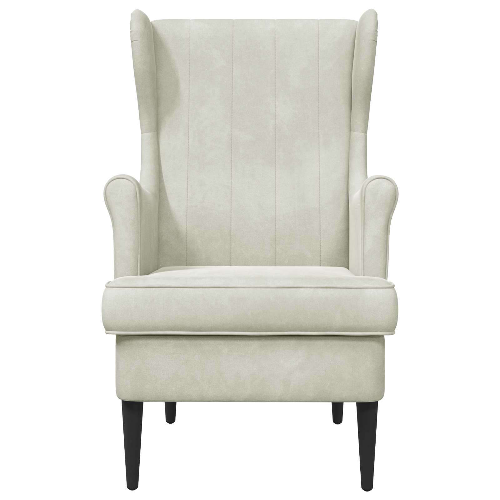 Fauteuil Crèmekleurig Fluweel