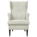 Fauteuil Crèmekleurig Fluweel