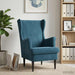Fauteuil Blauw Fluweel