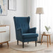 Fauteuil Blauw Fluweel