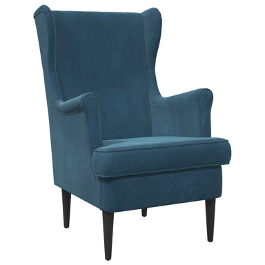 Fauteuil Blauw Fluweel