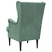 Fauteuil Zeegroen Fluweel