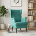 Fauteuil Turquoise Fluweel