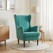 Fauteuil Turquoise Fluweel