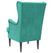 Fauteuil Turquoise Fluweel