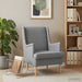 Fauteuil Lichtgrijs Stof