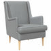 Fauteuil Lichtgrijs Stof