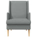 Fauteuil Lichtgrijs Stof