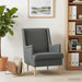 Fauteuil Donkergrijs Stof