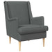 Fauteuil Donkergrijs Stof