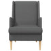 Fauteuil Donkergrijs Stof